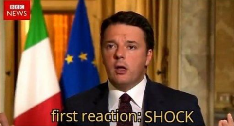 renzi shock Blank Meme Template