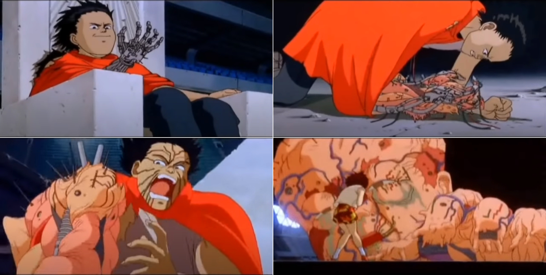 High Quality Akira Tetsuo mutating psychic powers Blank Meme Template