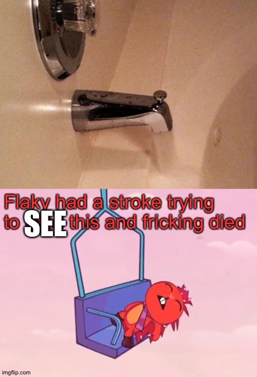 That sink... | SEE | image tagged in flaky had a stroke trying to read this and fricking died,memes,funny,sink,you had one job | made w/ Imgflip meme maker