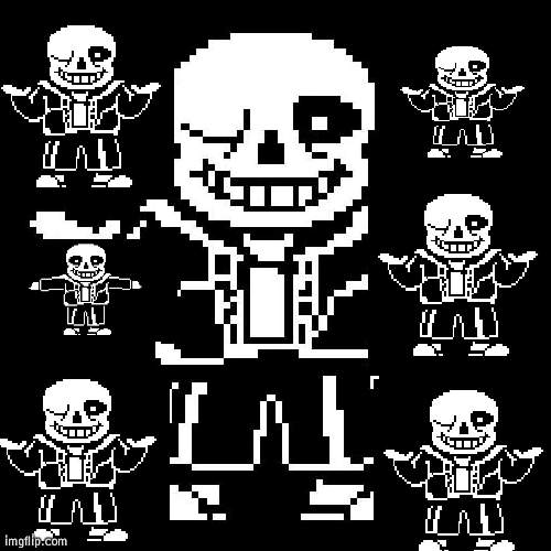 SEVEN DEADLY SANS | image tagged in sans undertale | made w/ Imgflip meme maker