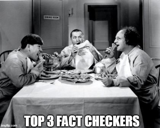 TOP 3 FACT CHECKERS | made w/ Imgflip meme maker