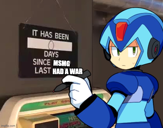 Now he's fuçkin done it, he brought it to the stream and curb stomped the streak, hooray. | MSMG; HAD A WAR | made w/ Imgflip meme maker