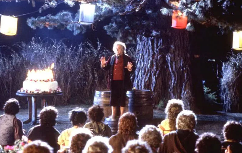 High Quality Bilbo's Birthday Speech Blank Meme Template