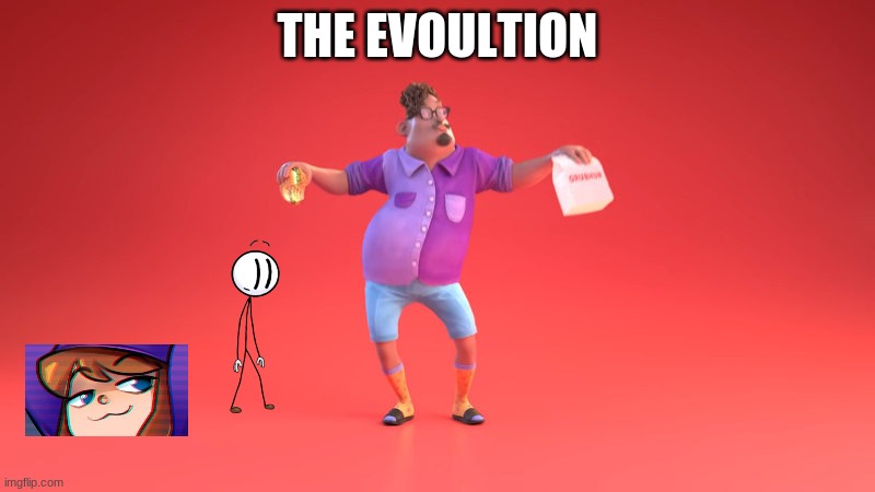 grub hub | THE EVOULTION | image tagged in dance | made w/ Imgflip meme maker
