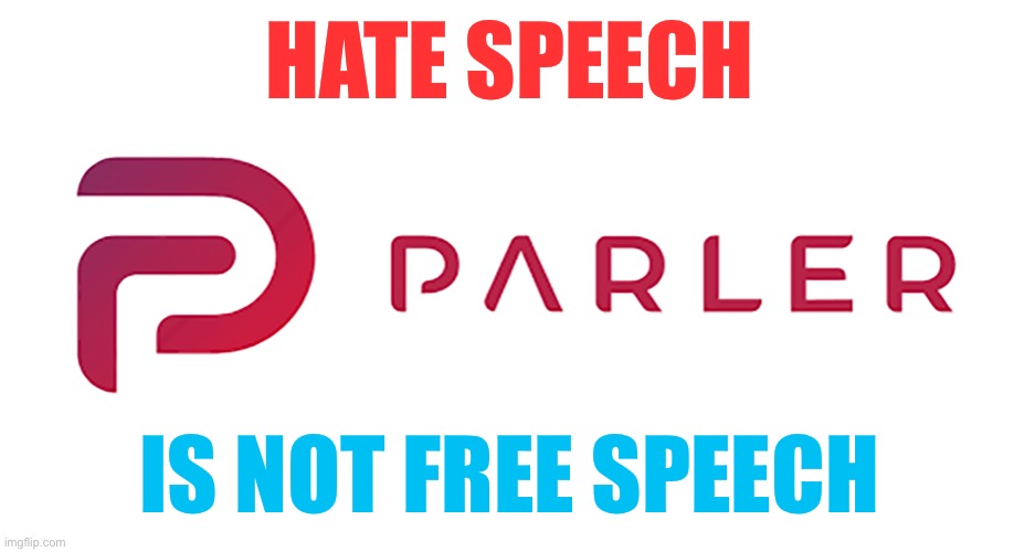 Parlor unwillingness to censor hate speech is costly | HATE SPEECH; IS NOT FREE SPEECH | image tagged in donald trump,maga,free speech,hate speech,censorship,white nationalism | made w/ Imgflip meme maker