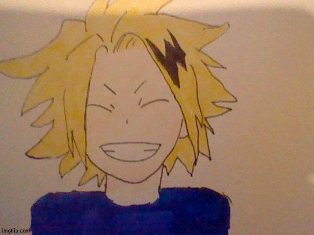 Denki drawing | made w/ Imgflip meme maker