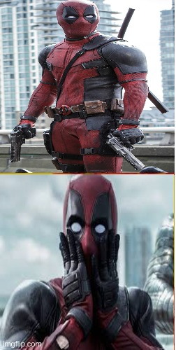 Deadpool Drake format Blank Meme Template