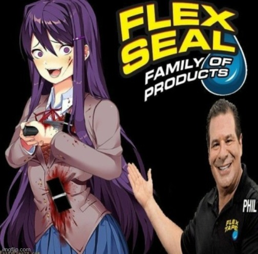 Flex Seal Yuri | image tagged in flex seal yuri | made w/ Imgflip meme maker