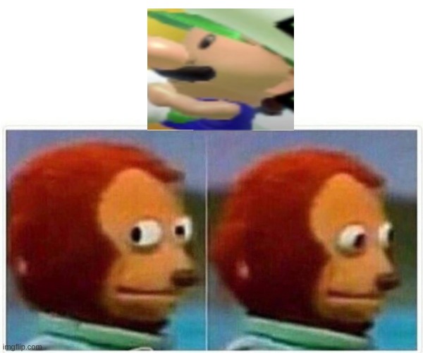 Super mairo maker | image tagged in memes,monkey puppet | made w/ Imgflip meme maker