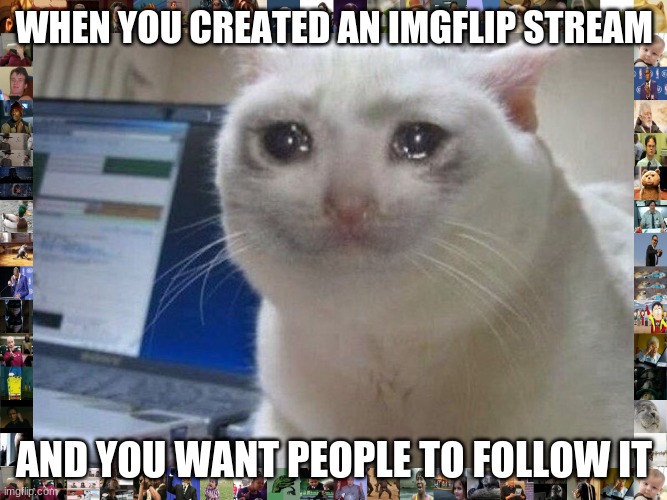 Please follow my new steam! https://imgflip.com/m/PLS_HELP_MEE | WHEN YOU CREATED AN IMGFLIP STREAM; AND YOU WANT PEOPLE TO FOLLOW IT | image tagged in join me | made w/ Imgflip meme maker