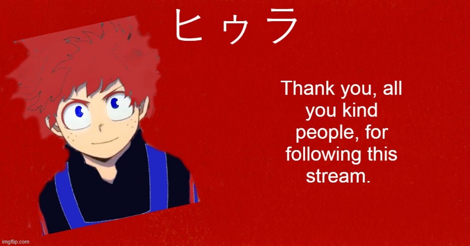 Thank you for following my stream :) | image tagged in oc | made w/ Imgflip meme maker