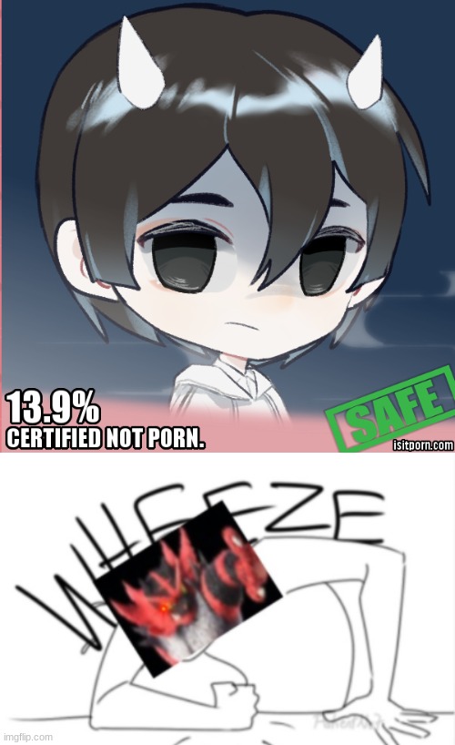 dexter is clear | image tagged in incineroar_memer wheeze | made w/ Imgflip meme maker
