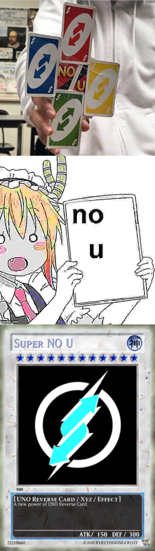 Super NO U UNO Reverse Card! - Imgflip