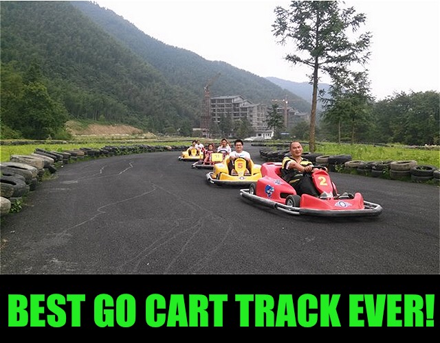 BEST GO CART TRACK EVER! | made w/ Imgflip meme maker