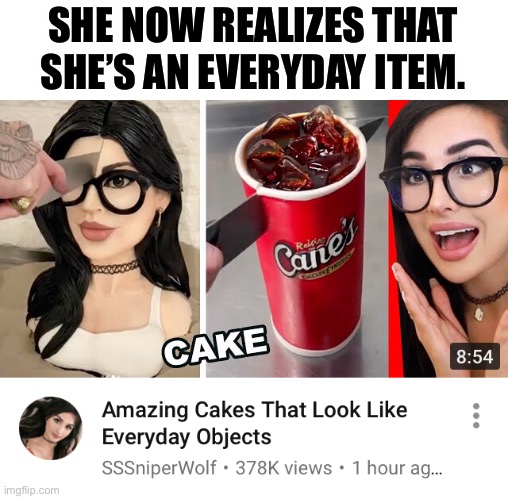 Sucks to suck | SHE NOW REALIZES THAT SHE’S AN EVERYDAY ITEM. | image tagged in fun,memes,ye,you suck too,stop simping,for the tags | made w/ Imgflip meme maker