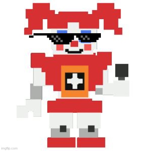 Circus baby pixl | image tagged in circus baby pixl | made w/ Imgflip meme maker