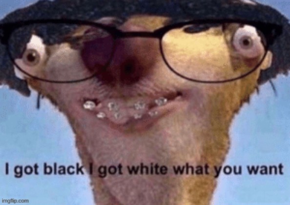 black or white | image tagged in black or white | made w/ Imgflip meme maker