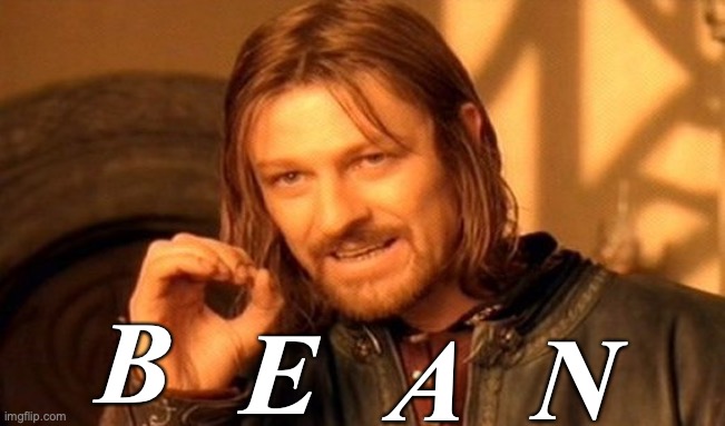 One Does Not Simply Meme | B; E; A; N | image tagged in memes,one does not simply | made w/ Imgflip meme maker