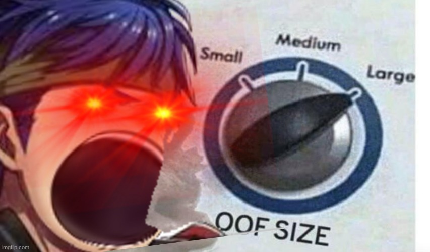 Mega-Oof | image tagged in fire emblem,photoshop | made w/ Imgflip meme maker