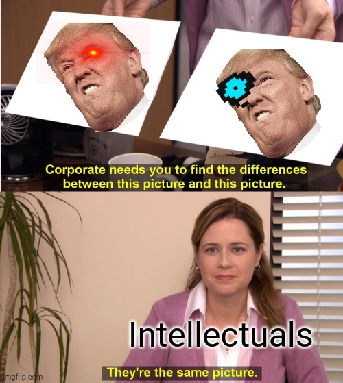 They're The Same Picture Meme | Intellectuals | image tagged in memes,they're the same picture | made w/ Imgflip meme maker