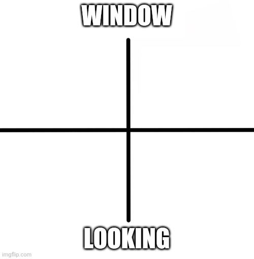 Funny Signs | WINDOW; LOOKING | image tagged in memes,blank starter pack | made w/ Imgflip meme maker