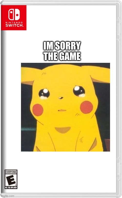 i didn't mean to break friendships or anything | IM SORRY

THE GAME | image tagged in nintendo switch | made w/ Imgflip meme maker