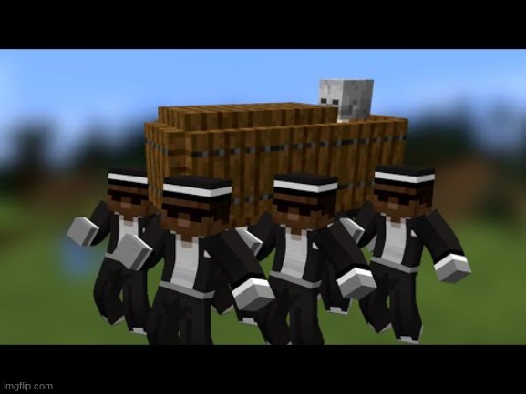 Minecraft Coffin Dance | image tagged in minecraft coffin dance | made w/ Imgflip meme maker