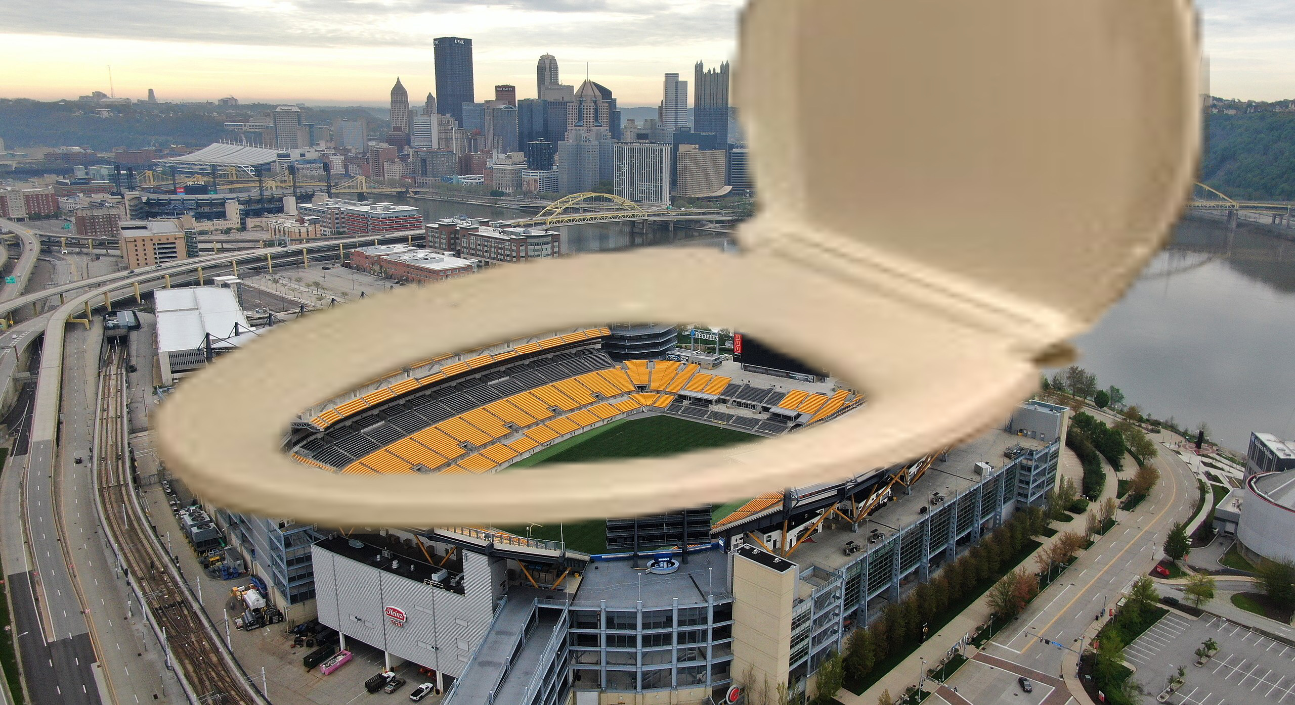 High Quality Heinz Field Blank Meme Template