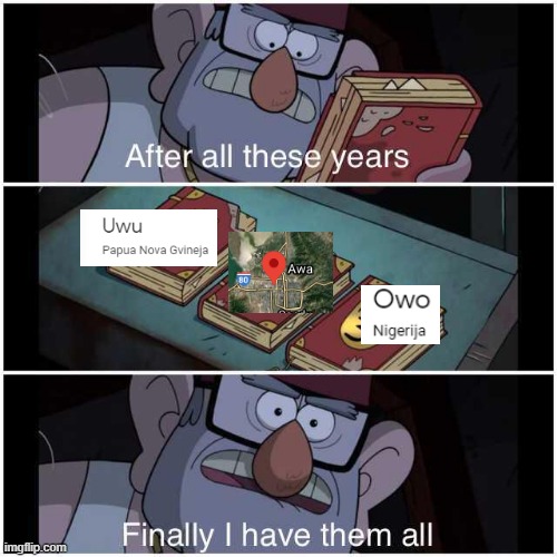 oh no | image tagged in after all these years | made w/ Imgflip meme maker