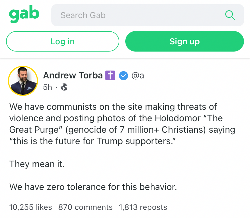 Gab communists Blank Meme Template