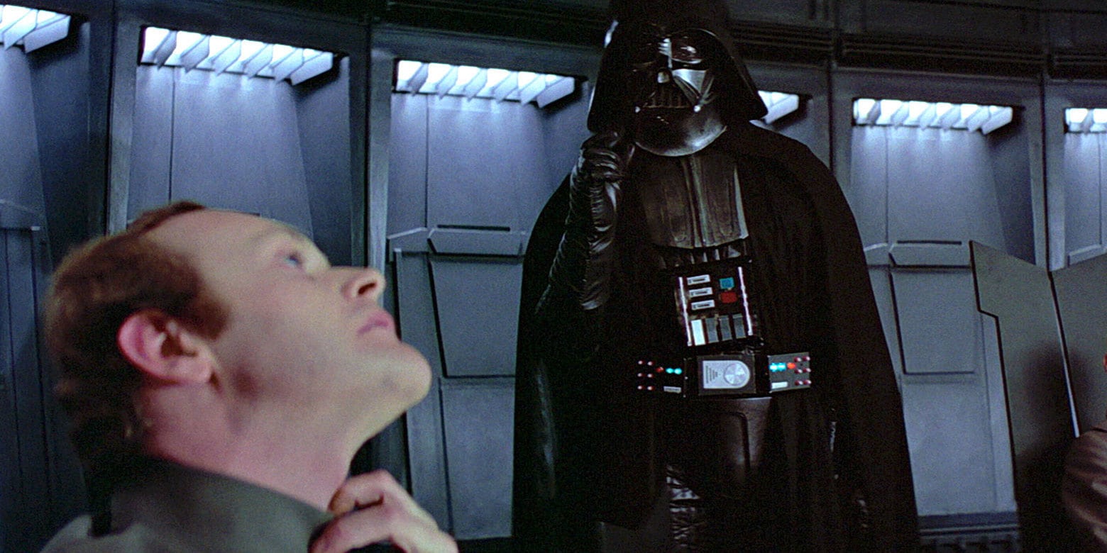 High Quality Darth Vader force choke Blank Meme Template