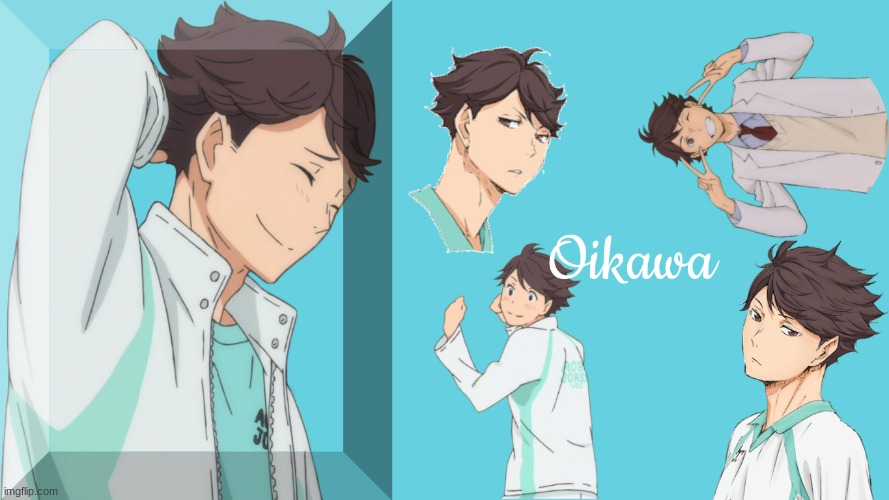 Oikawa Collage | image tagged in haikyuu | made w/ Imgflip meme maker