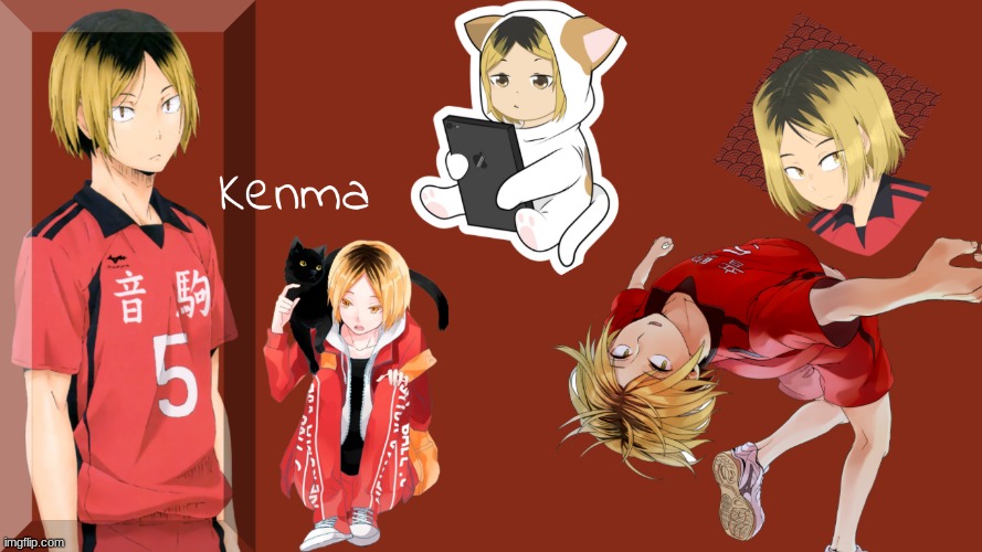 Kenma Collage? | image tagged in haikyuu | made w/ Imgflip meme maker