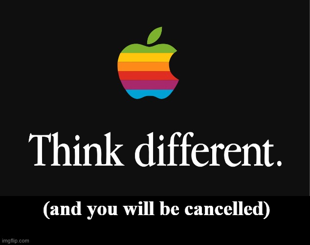 different | (and you will be cancelled) | image tagged in different | made w/ Imgflip meme maker