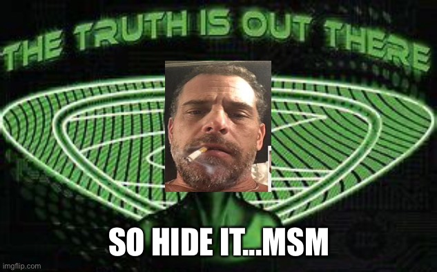 The truth | SO HIDE IT...MSM | image tagged in the truth | made w/ Imgflip meme maker