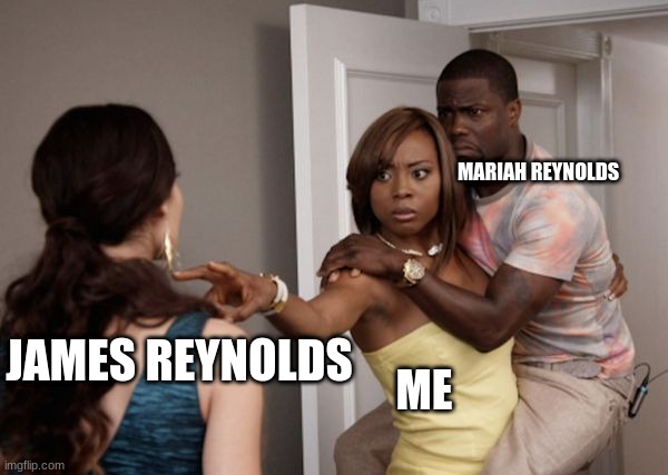 mariahprotectionsquad | MARIAH REYNOLDS; JAMES REYNOLDS; ME | image tagged in protected kevin hart | made w/ Imgflip meme maker