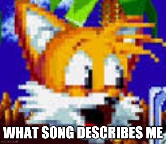 tails pog | WHAT SONG DESCRIBES ME | image tagged in tails pog,memes | made w/ Imgflip meme maker