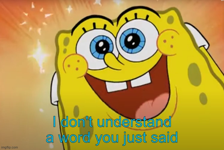 I don't understand a word you just said | made w/ Imgflip meme maker