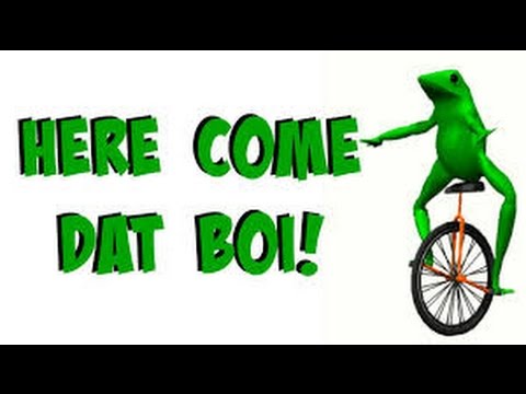 dat boi Blank Meme Template