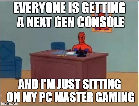 Spiderman Computer Desk | image tagged in memes,spiderman,AdviceAnimals | made w/ Imgflip meme maker