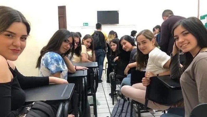 Girls Smiling Back at You Blank Meme Template