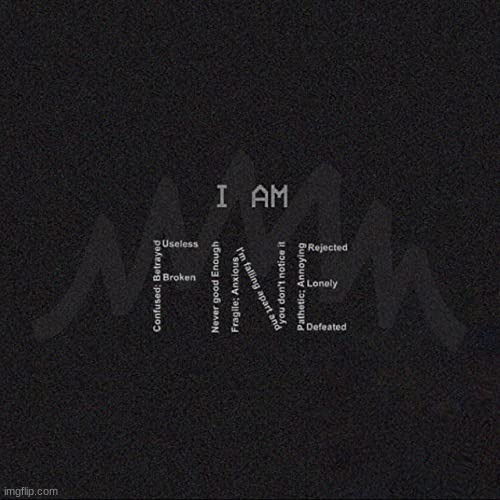 i'm fine | image tagged in i'm fine | made w/ Imgflip meme maker