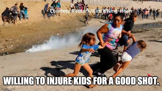 WILLING TO INJURE KIDS FOR A GOOD SHOT. | made w/ Imgflip meme maker