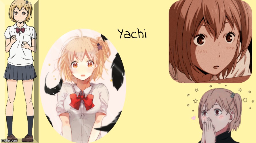 Yachi | image tagged in haikyuu | made w/ Imgflip meme maker