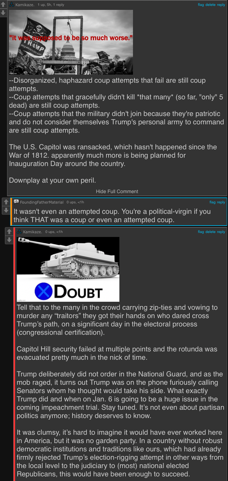 Kamikaze roast coup Blank Meme Template