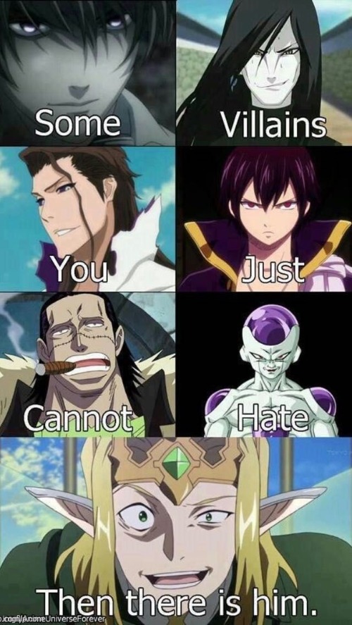 Bruh | image tagged in anime villains | made w/ Imgflip meme maker