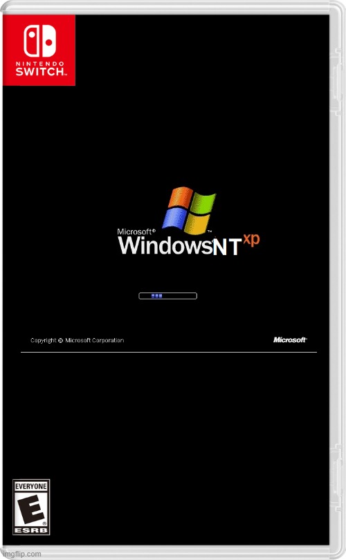 Windows NT XP | image tagged in nintendo switch | made w/ Imgflip meme maker