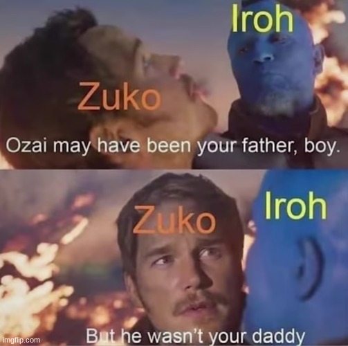 Lol | image tagged in avatar the last airbender,guardians of the galaxy | made w/ Imgflip meme maker