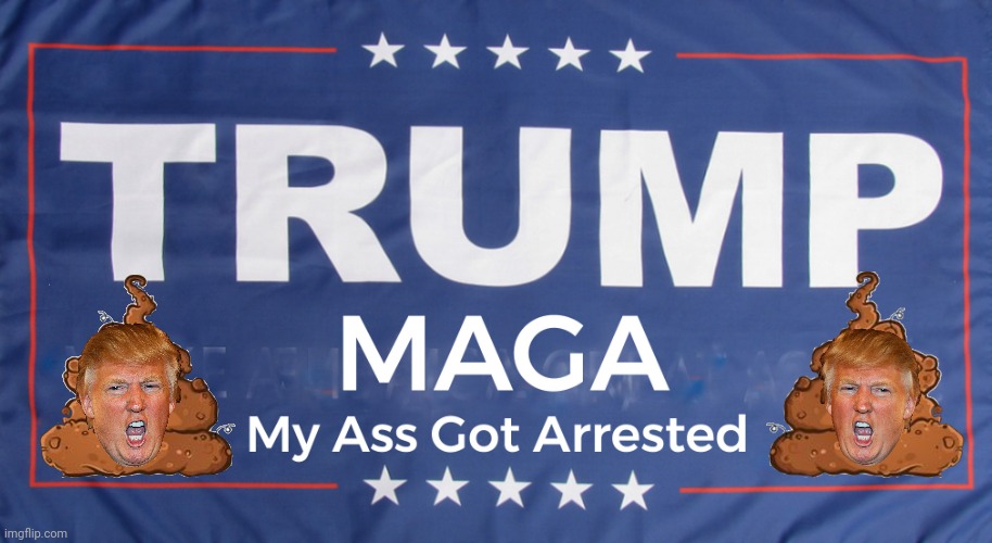 MAGA???? | image tagged in trump,arrested | made w/ Imgflip meme maker