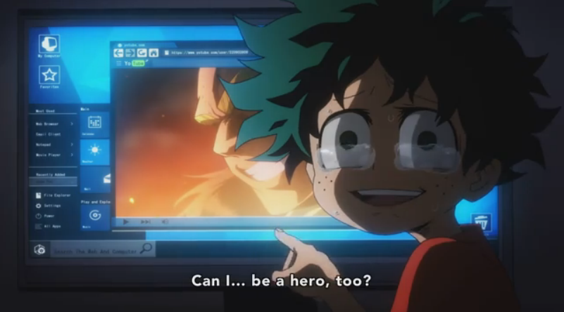 High Quality Deku Can I be a hero too? Blank Meme Template